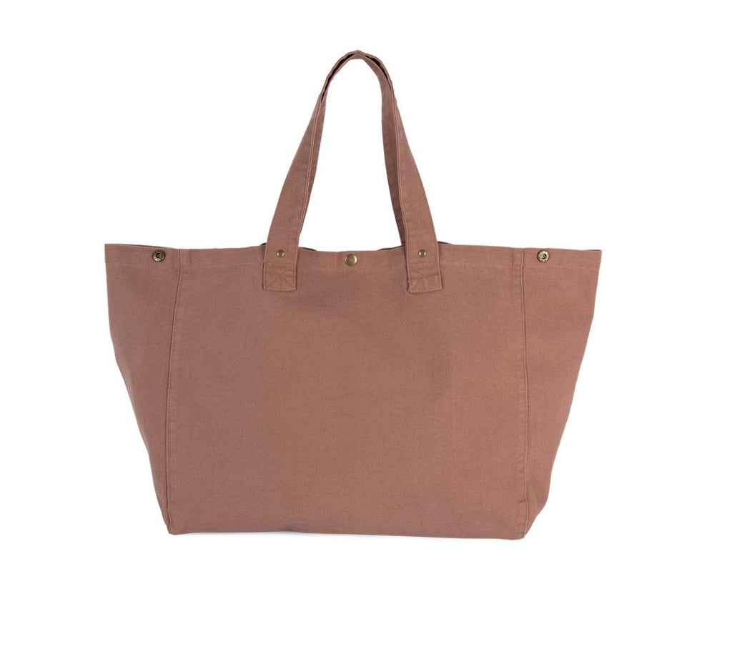 Faded cotton shopping bag