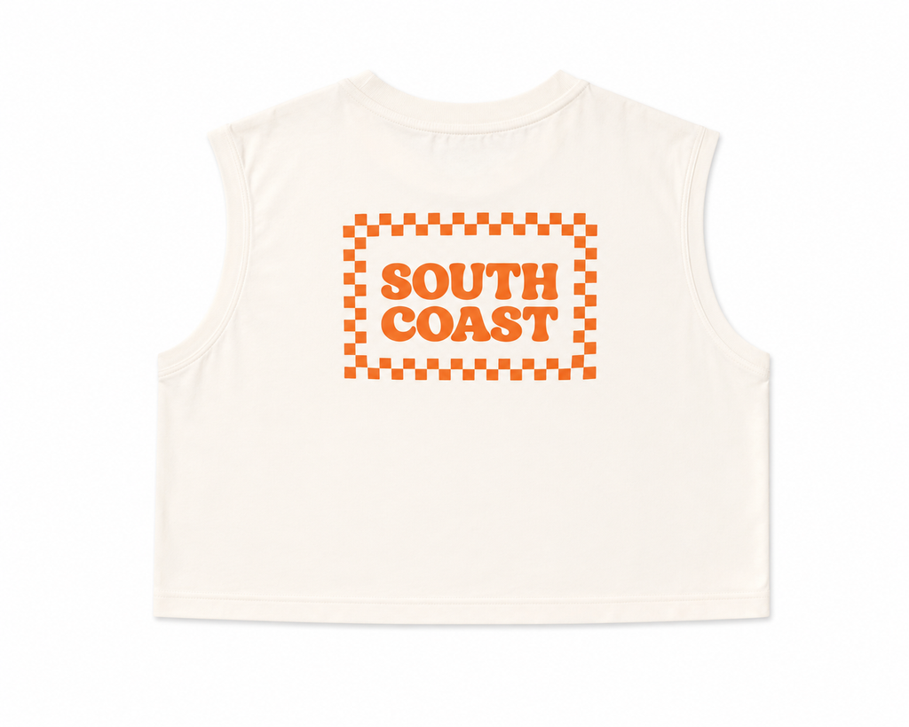 cropped tank top off-white