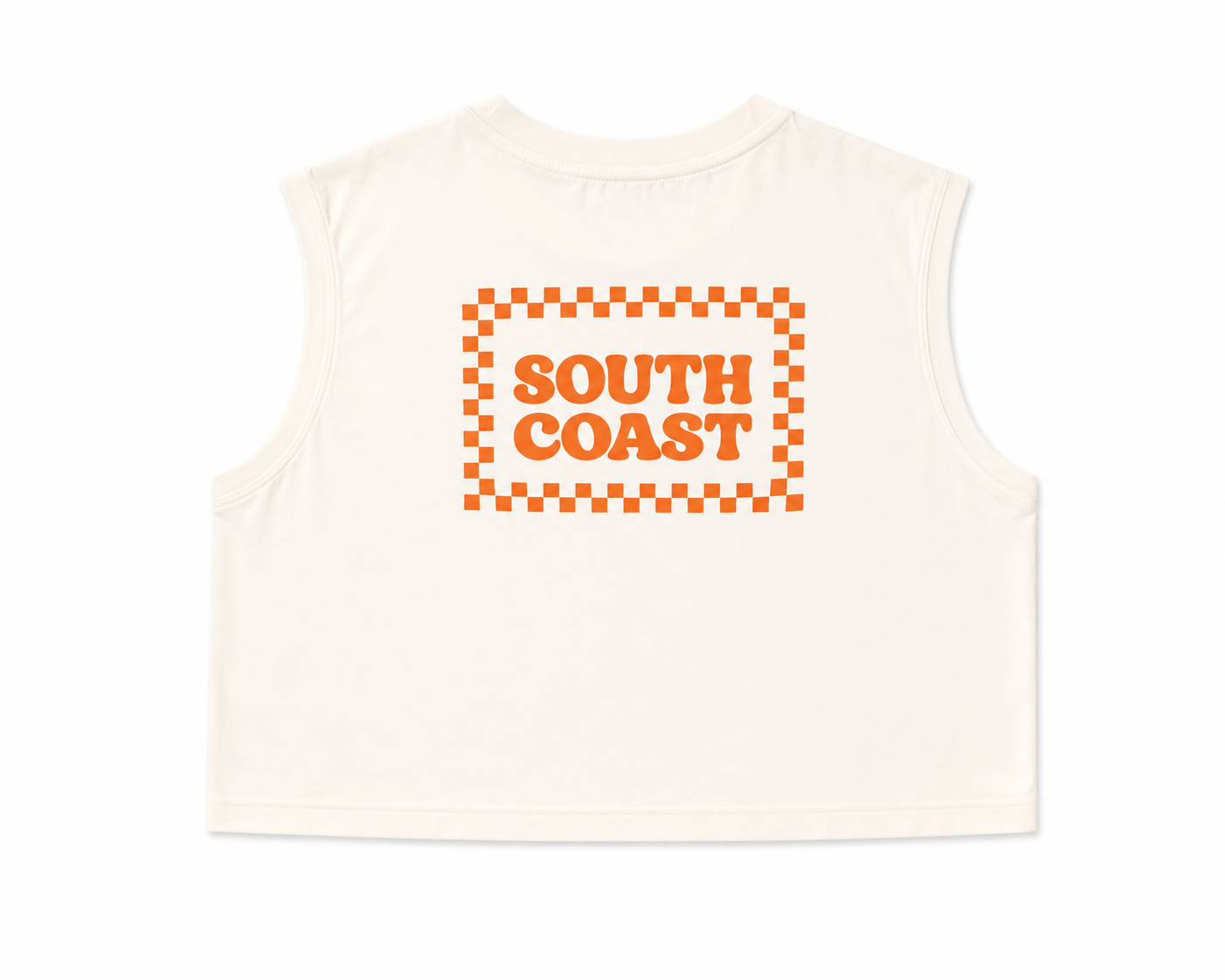 cropped tank top off-white