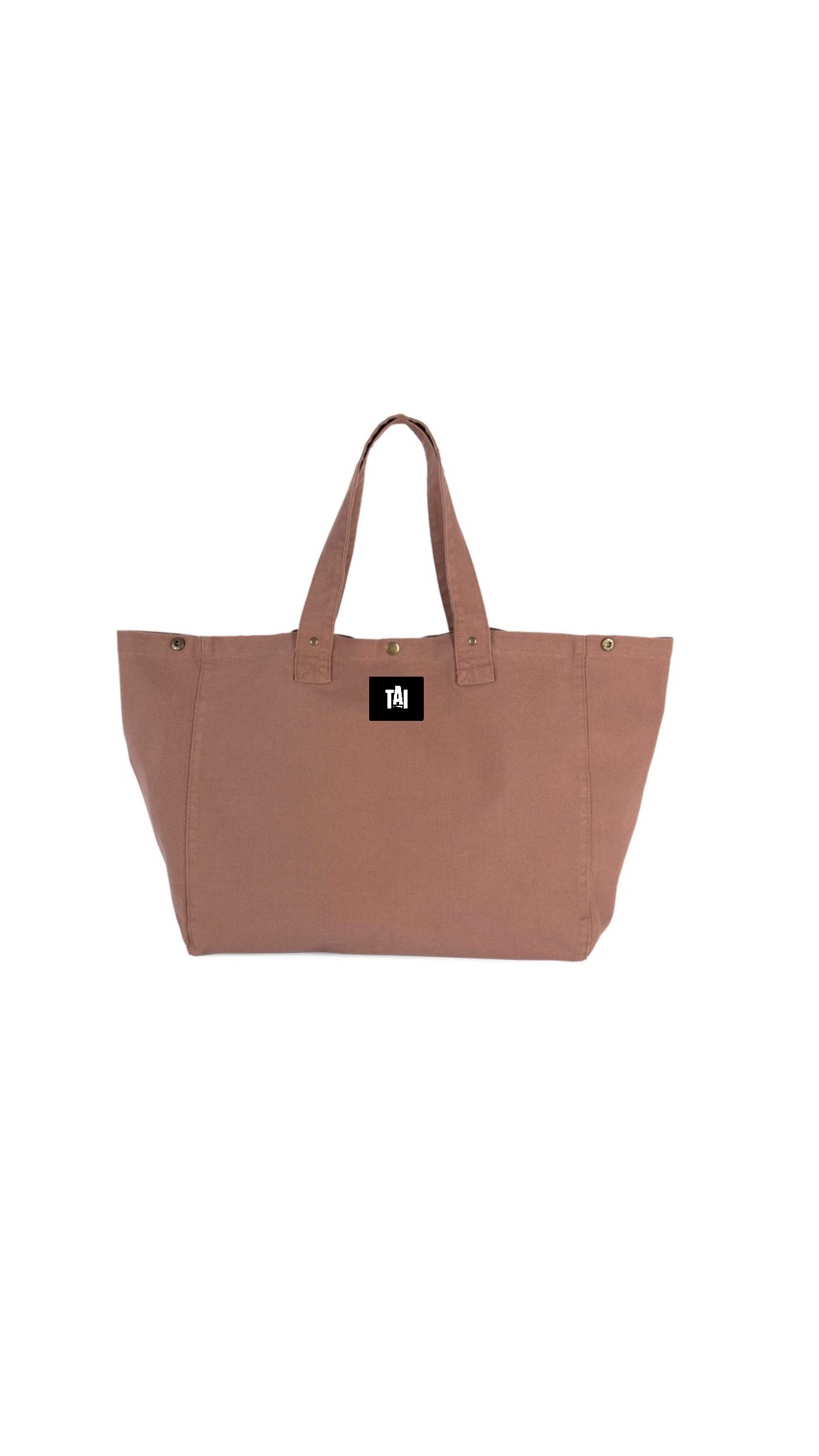 Faded cotton shopping bag