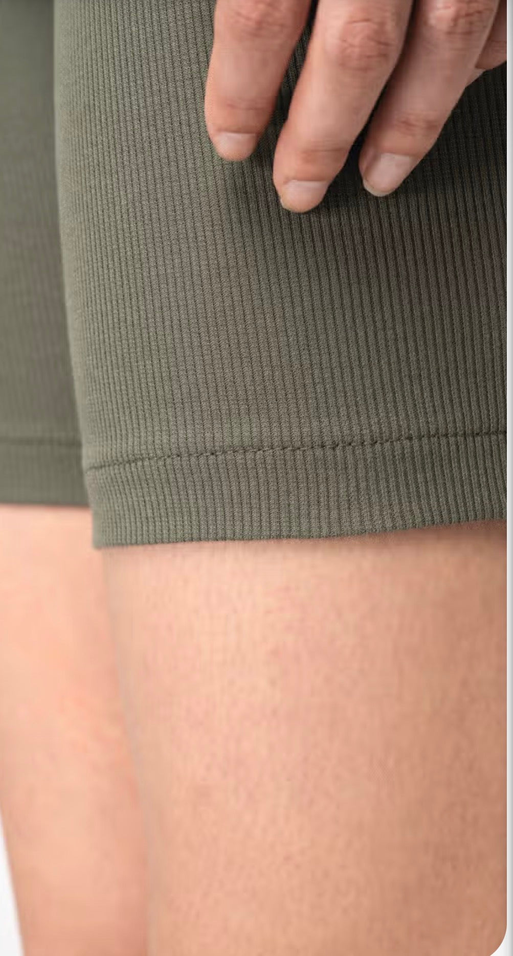 Ladie's rib shorts
