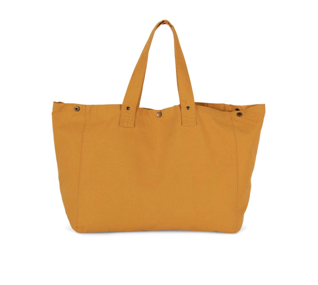 Faded cotton shopping bag