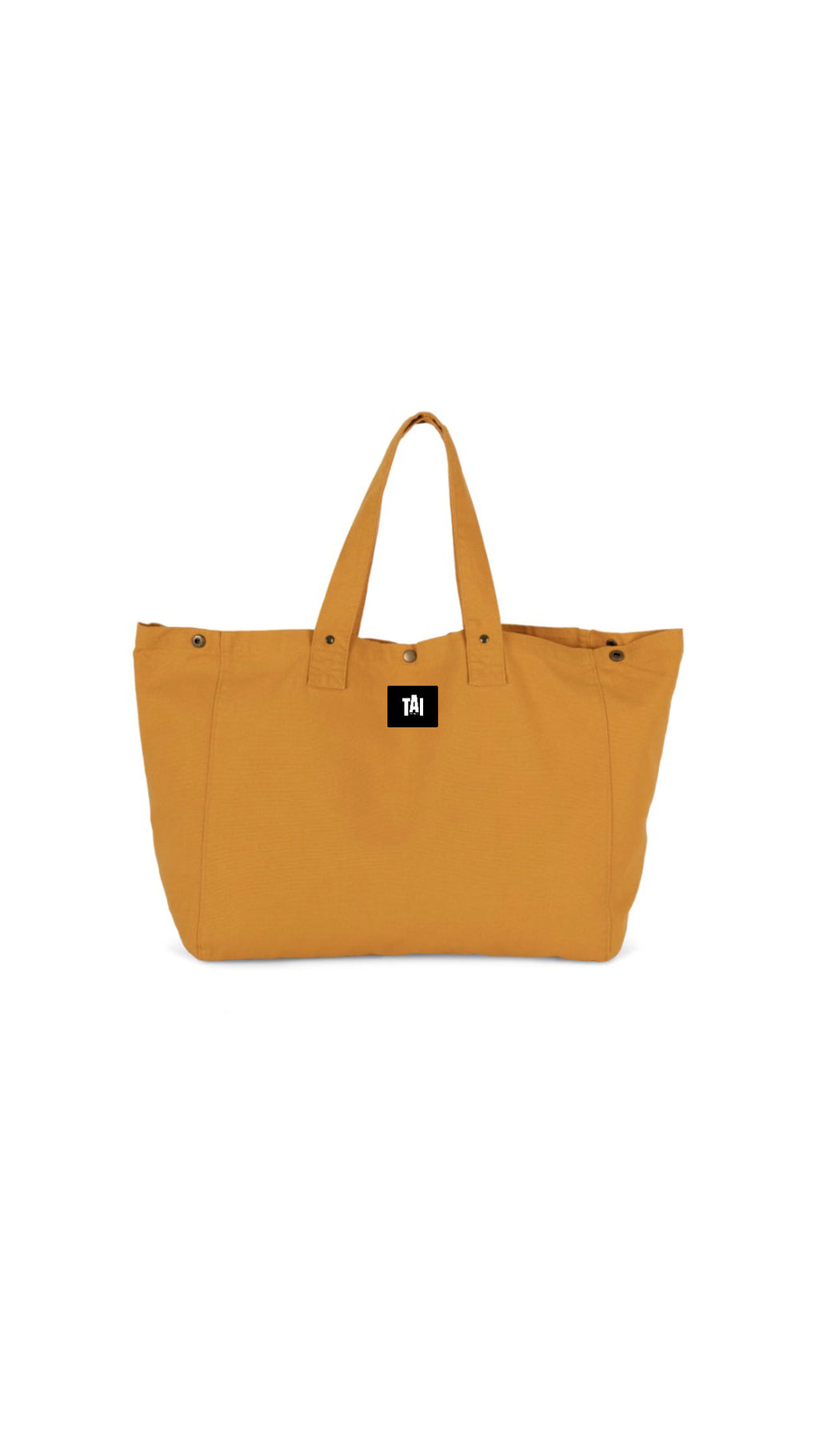 Faded cotton shopping bag