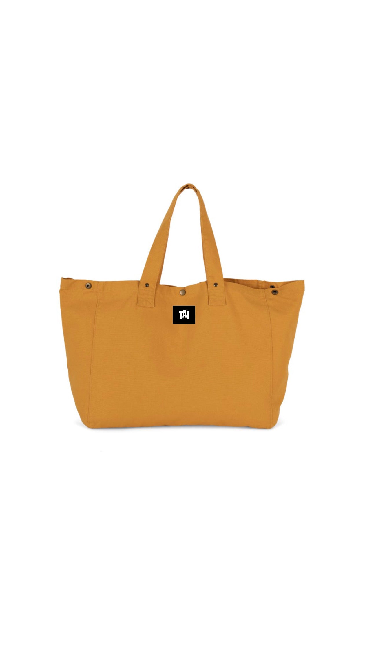 Faded cotton shopping bag