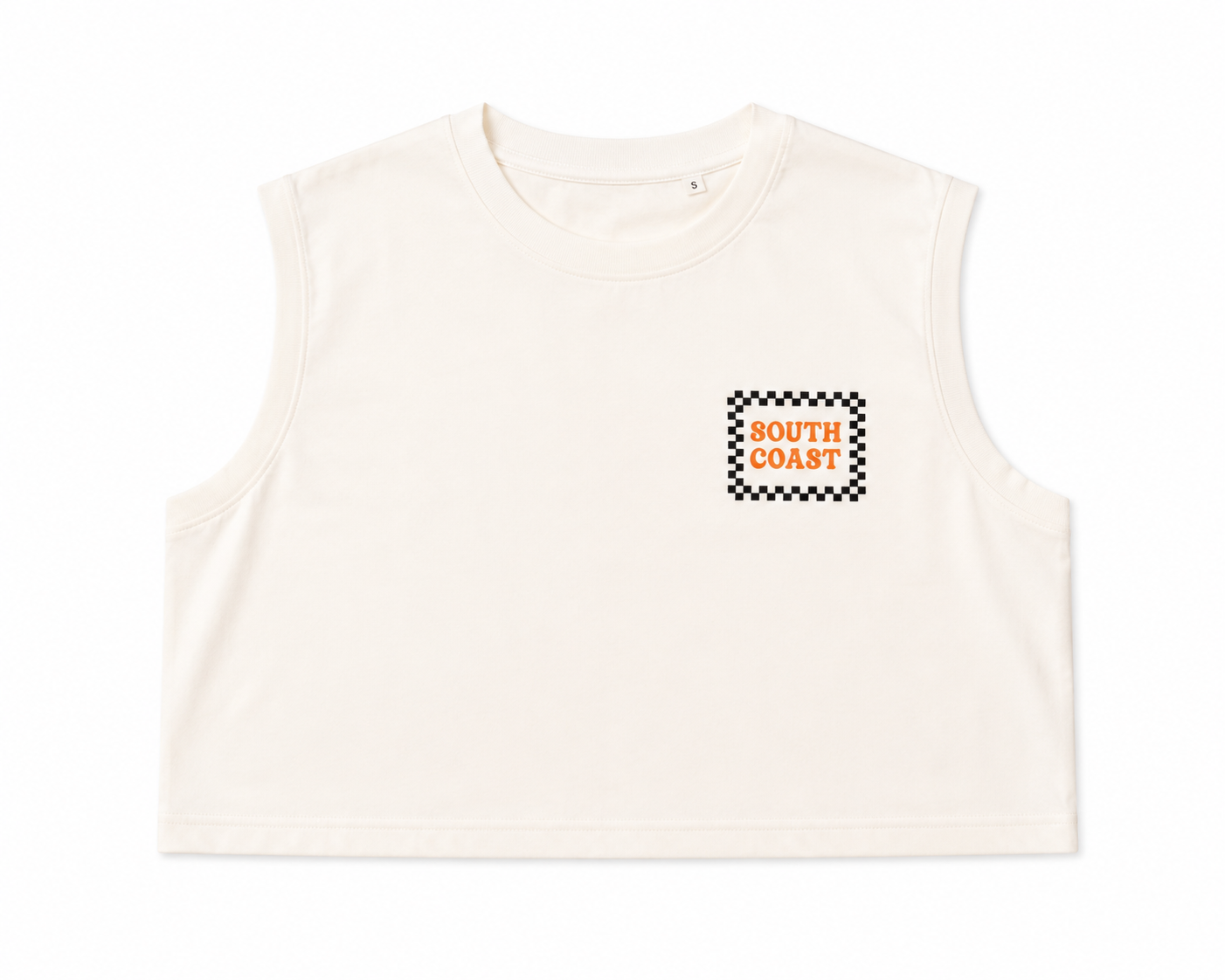 cropped tank top off-white