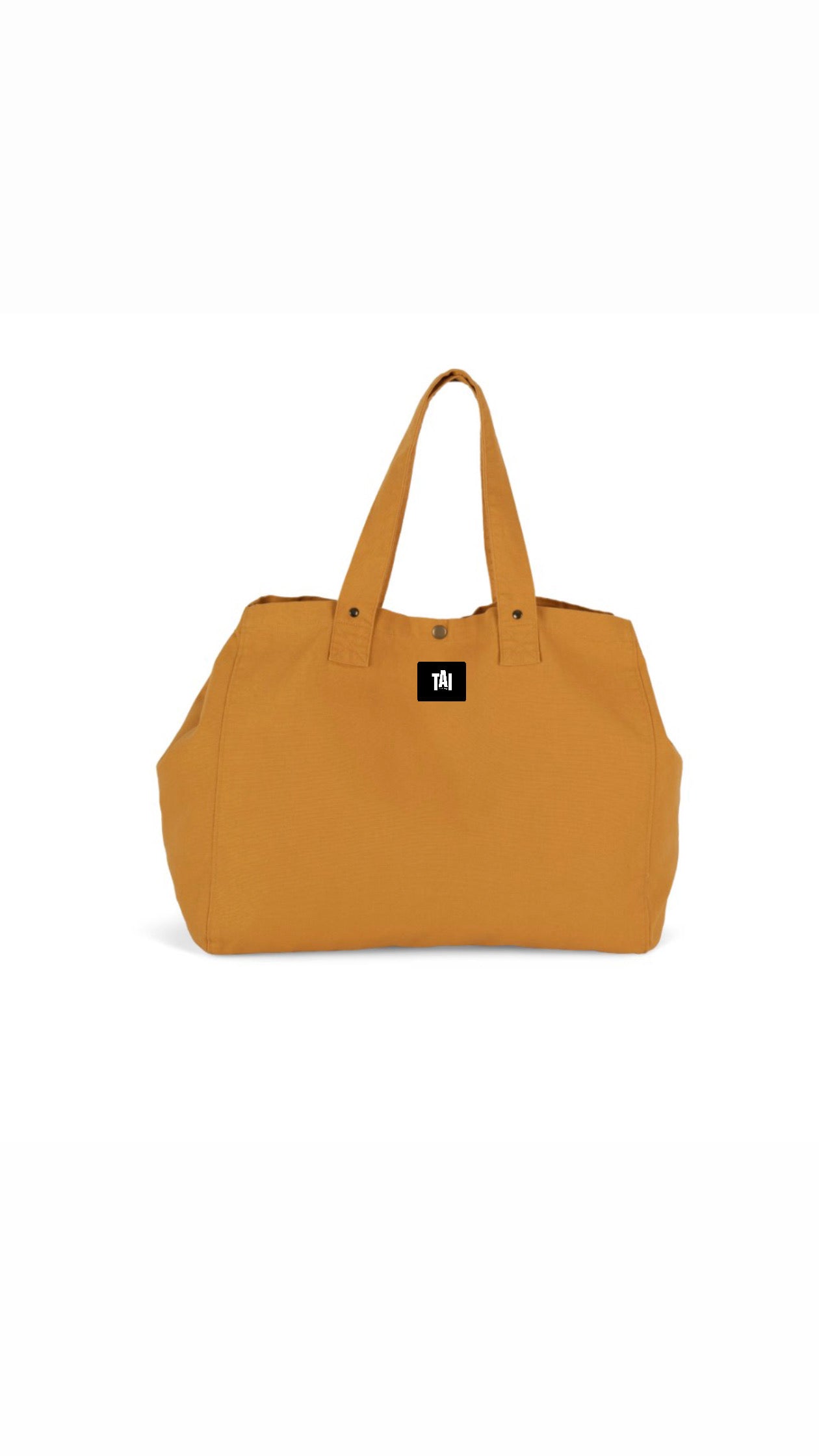 Faded cotton shopping bag